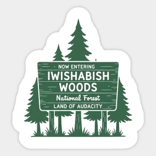 National Forest Land Audacity Sticker